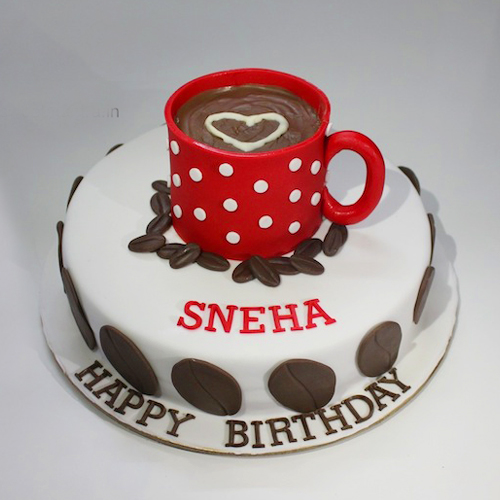 Starbucks Coffee Cup Fondant Cake 2.5 Kg : Gift/Send Zeapl Gifts Online  HD1111380 |IGP.com