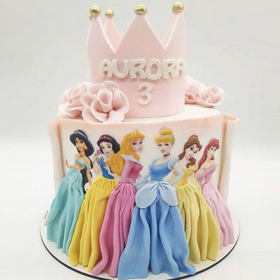 Frozen Fondant Cake