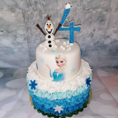 Frozen Fondant Cake