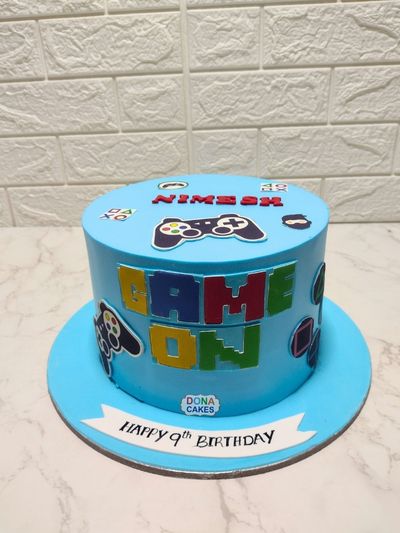 Game Theme Cake