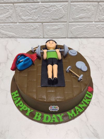 Gym Theme Cake