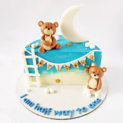 Half Year Birthday Cake 2 - Cake House Online