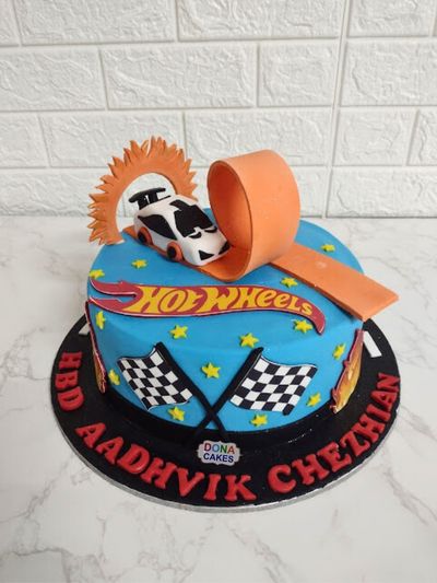 Hotwheels Car Theme Cake