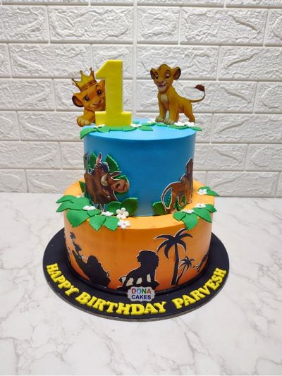 Jungle Theme Cake