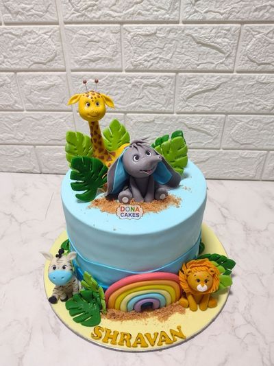 Jungle Theme Cake