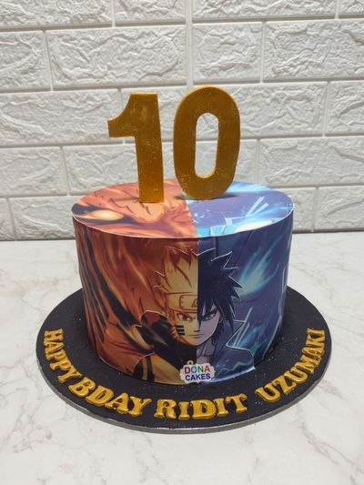 Naruto Theme Cake