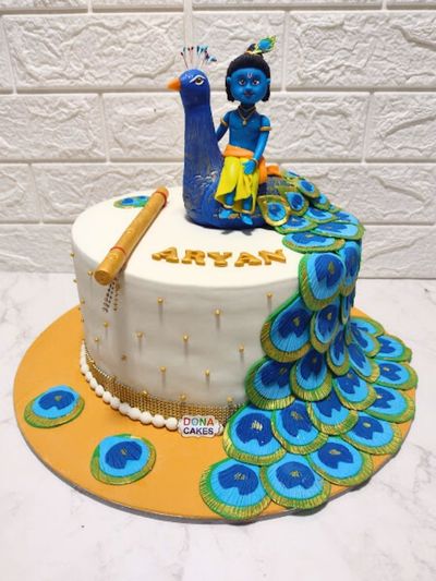 Janmashtami Theme Cake