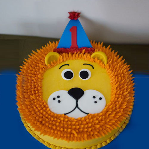 Leo The Lion Birthday Cake | 7Marvels Cakes & Macarons