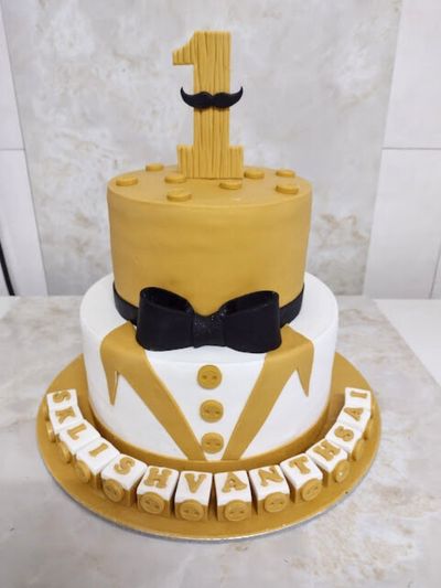 Mr Onederful Fondant Cake