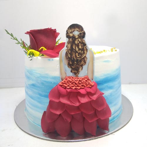 Princess Cake with Petals