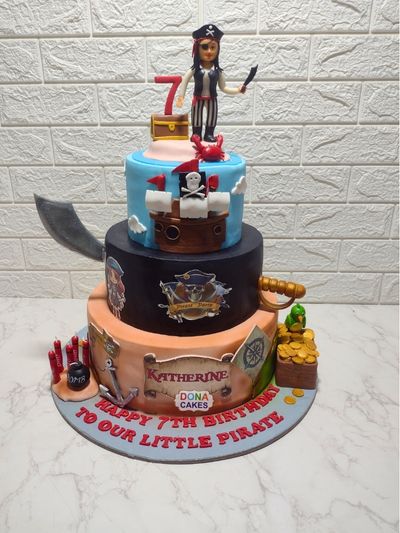 Pirates Theme Cake