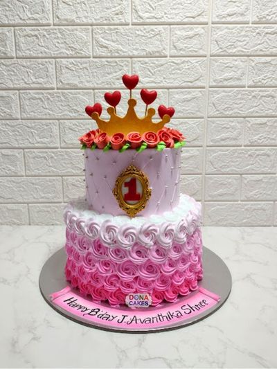 Princess Crown Tier Cake