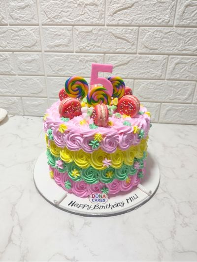 Rainbow Theme Cake