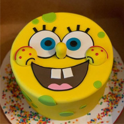 SpongeBob Theme Cake