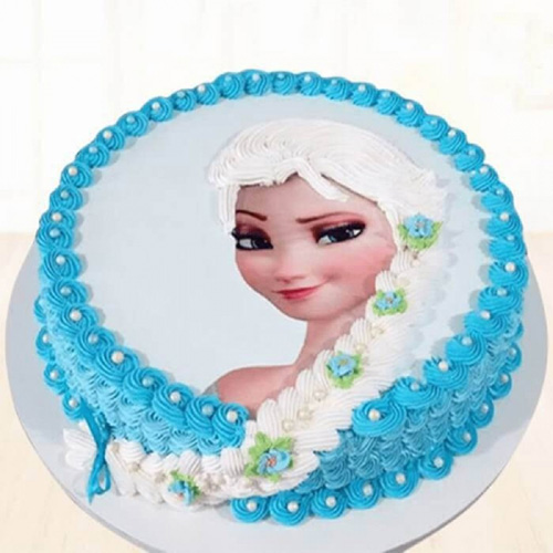Frozen Theme Cake | bakehoney.com