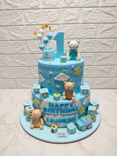 Teddy Theme Cake