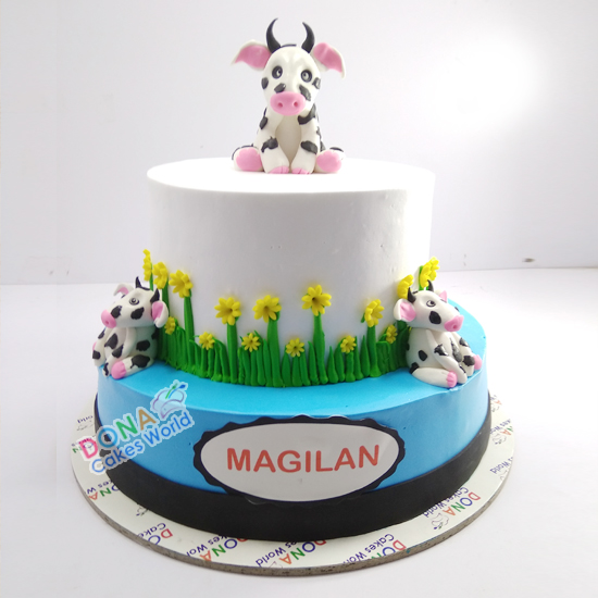 cow theme cake | Food Voyageur