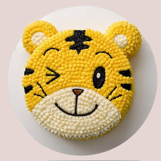Coolest National Animal Tiger Cake