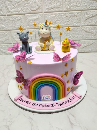 Unicorn Theme Cake