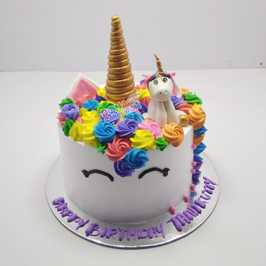 Order Unicorn Design Layer Cake Online - Giftdubaionline