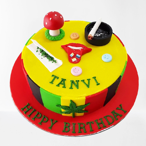 Weed Birthday Cake Ideas Images (Pictures)